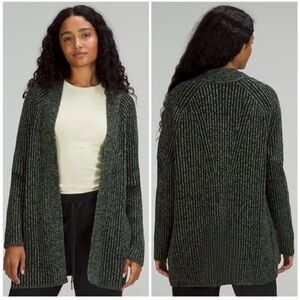 💙LULULEMON COTTON CASHMERE BLEND SWEATER WRAP/CARDIGAN-POCKETS-14💙